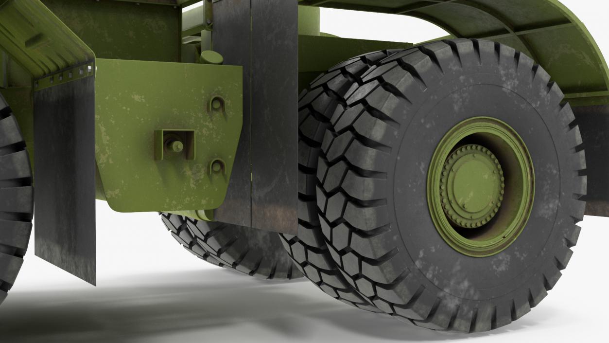 Heavy Duty Bare Chassis Dirty 3D model