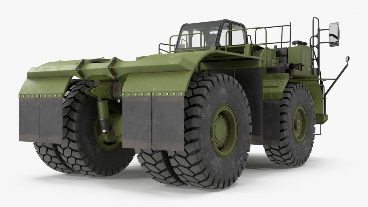 Heavy Duty Bare Chassis Dirty 3D model