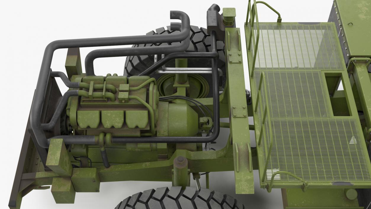 Heavy Duty Bare Chassis Dirty 3D model