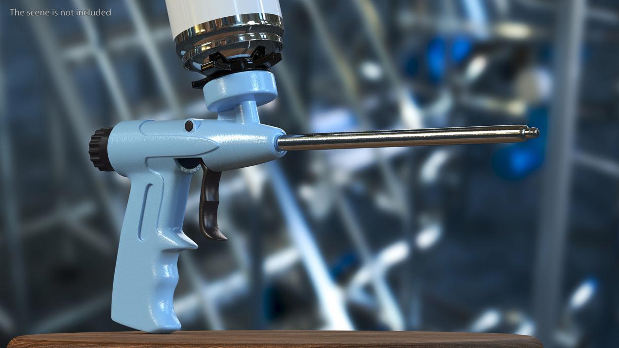 3D model Spray Gun with Foam Can Soudal