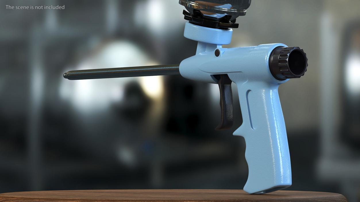 3D model Spray Gun with Foam Can Soudal