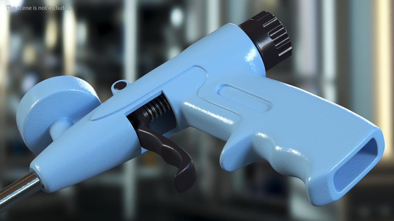 3D model Spray Gun with Foam Can Soudal