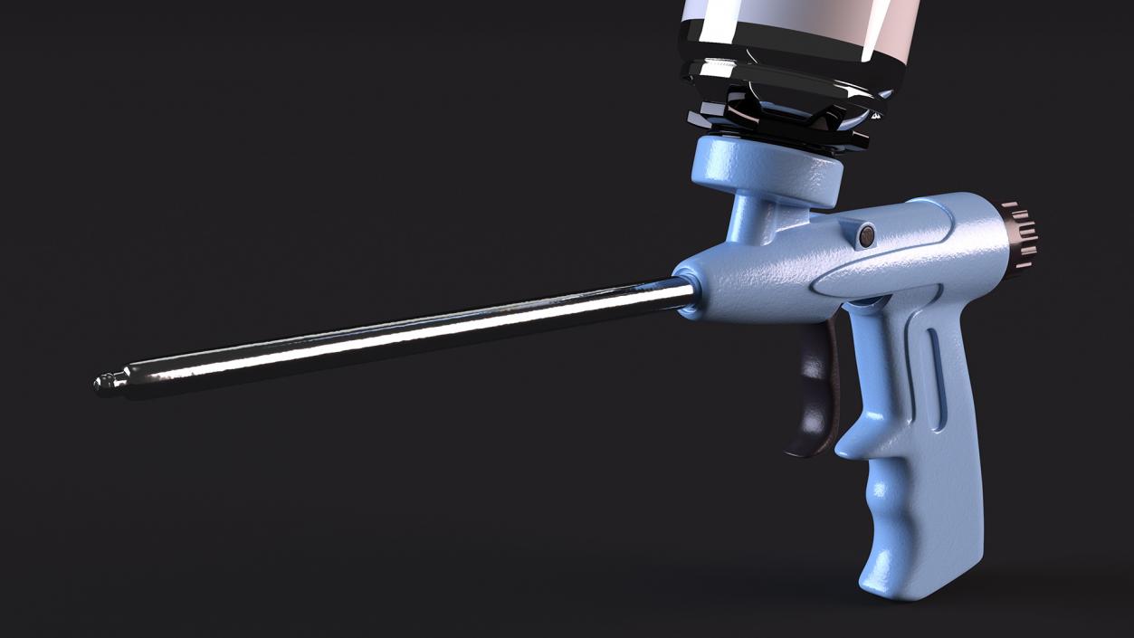 3D model Spray Gun with Foam Can Soudal