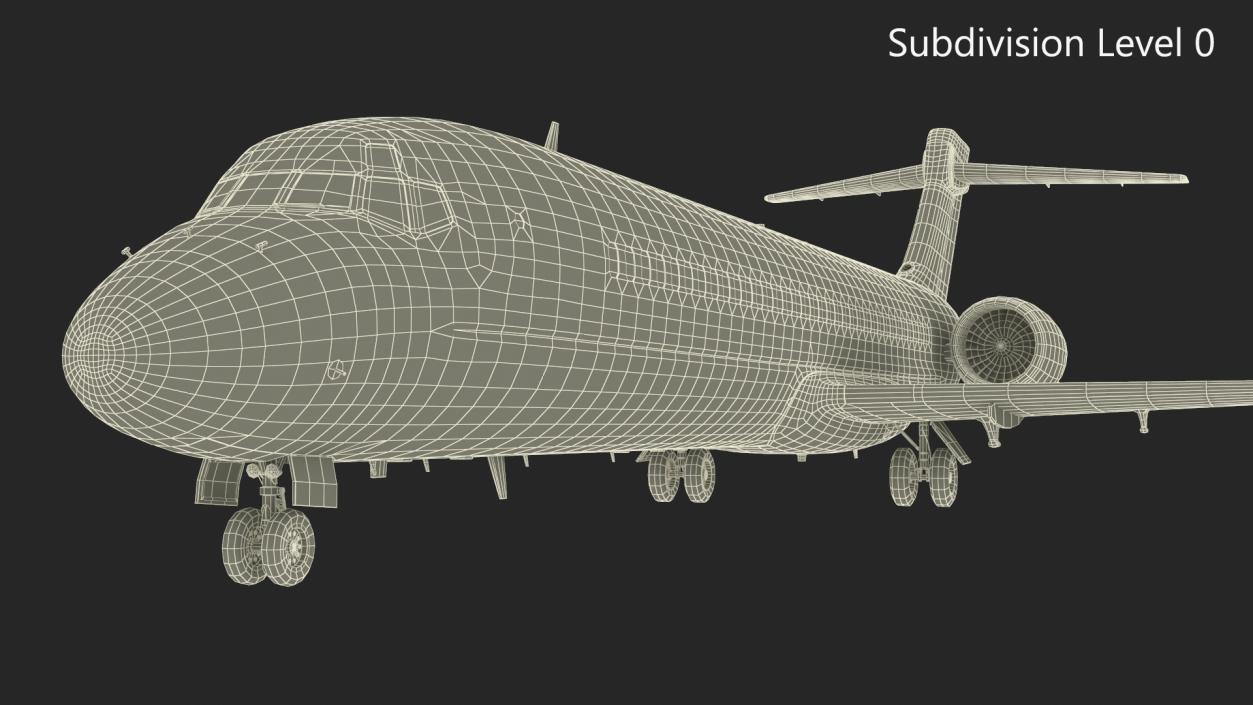 3D Hawaiian Boeing 717-200 Airlines Aircraft