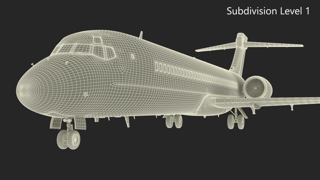 3D Hawaiian Boeing 717-200 Airlines Aircraft