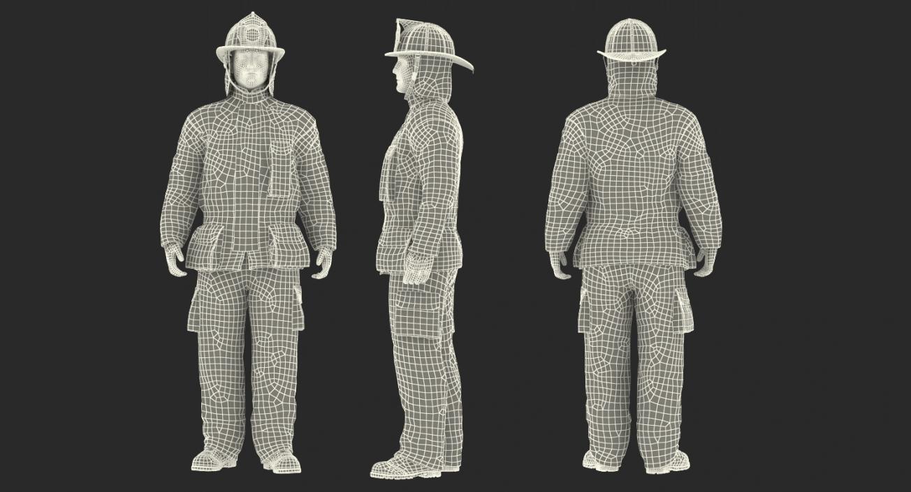 Firefighters and Equipment Collection 2 3D model