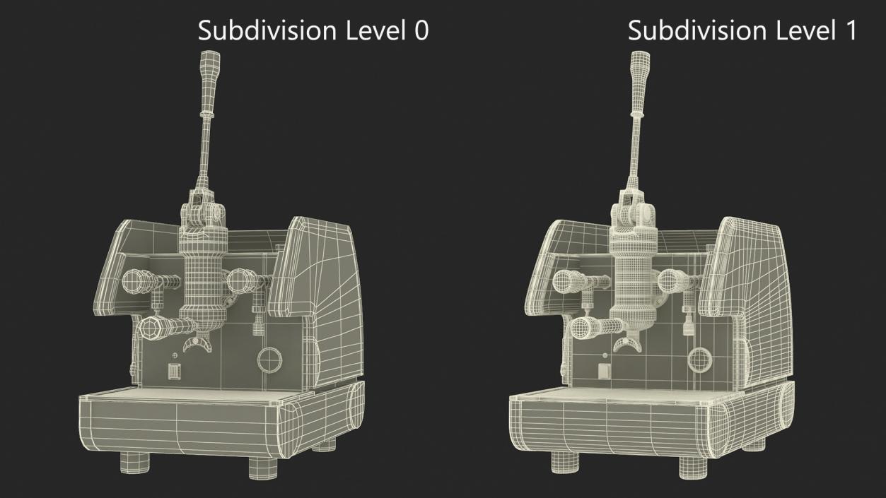 Commercial Espresso Machines Set 3D