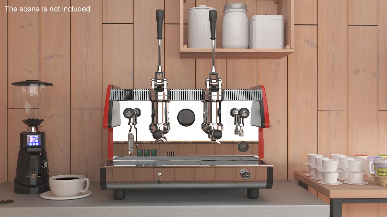 Commercial Espresso Machines Set 3D