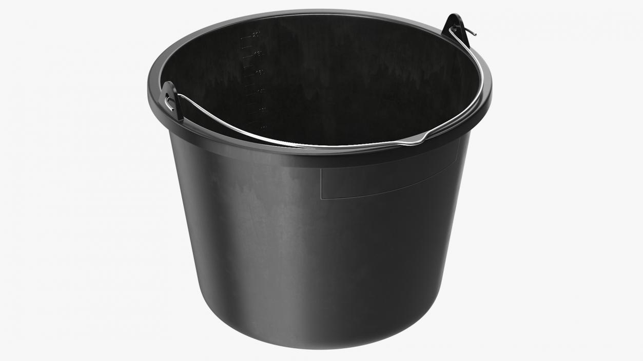 3D Construction Bucket 20L model