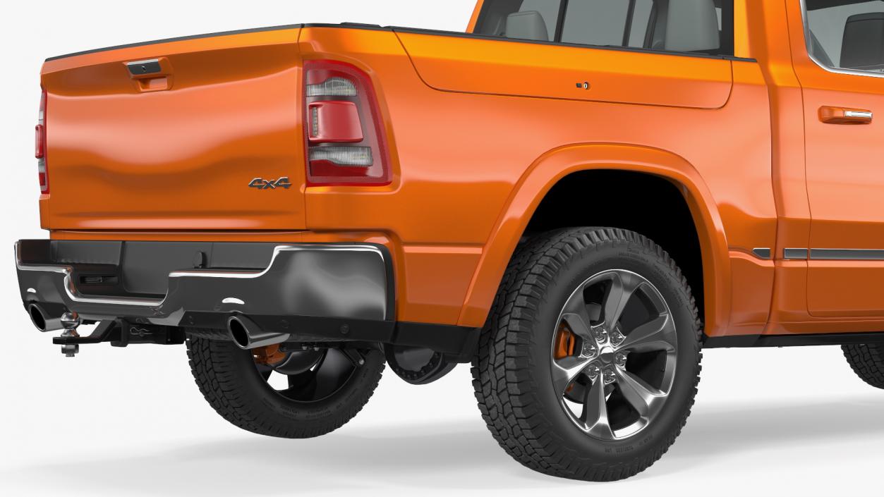 3D model Pickup Truck with Runway Friction Tester