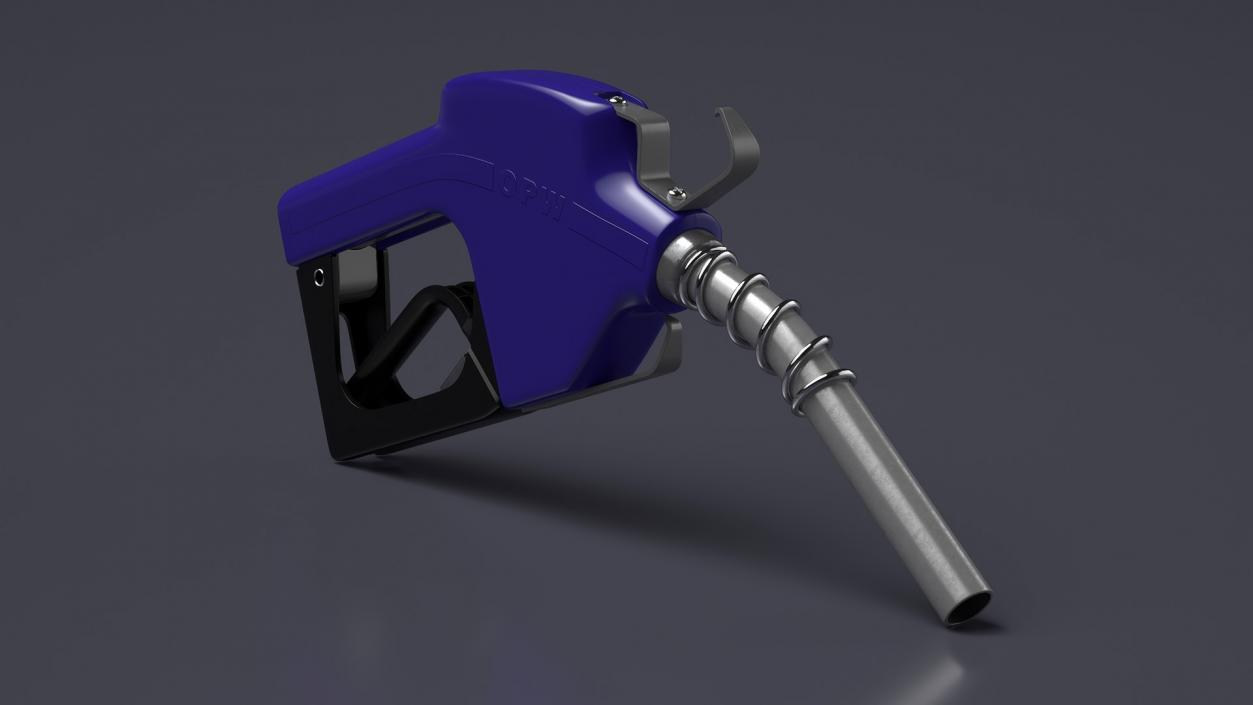 3D Fuel Dispenser Nozzle Blue