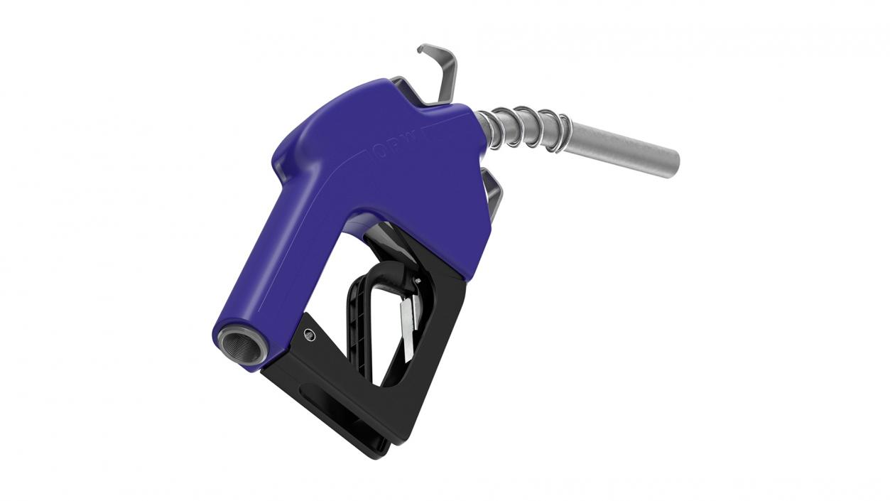 3D Fuel Dispenser Nozzle Blue