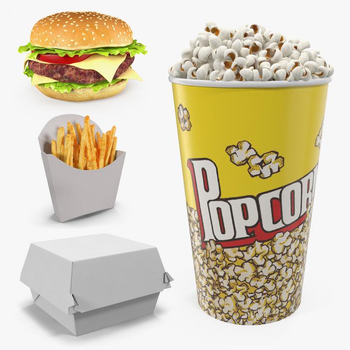 3D model Fast Food 3D Models Collection