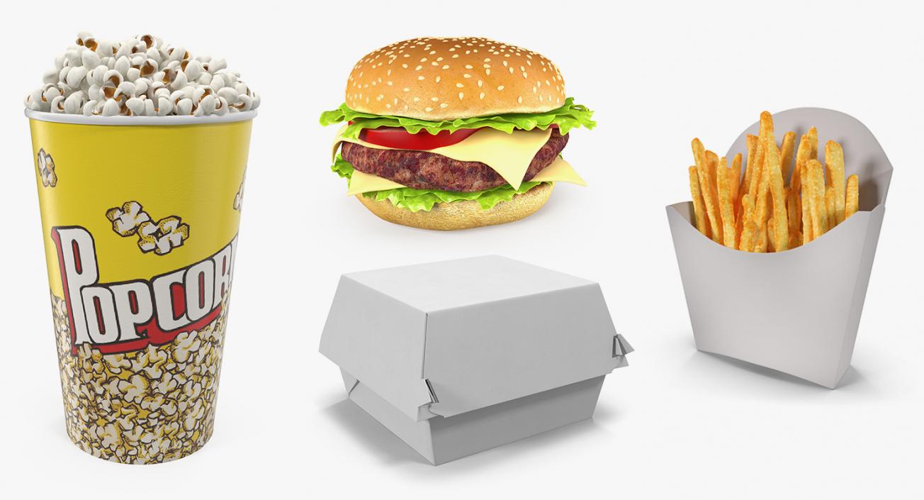 3D model Fast Food 3D Models Collection