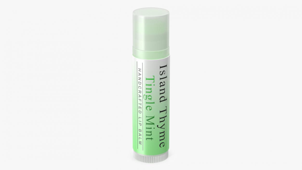 3D Lip Balm Mint model