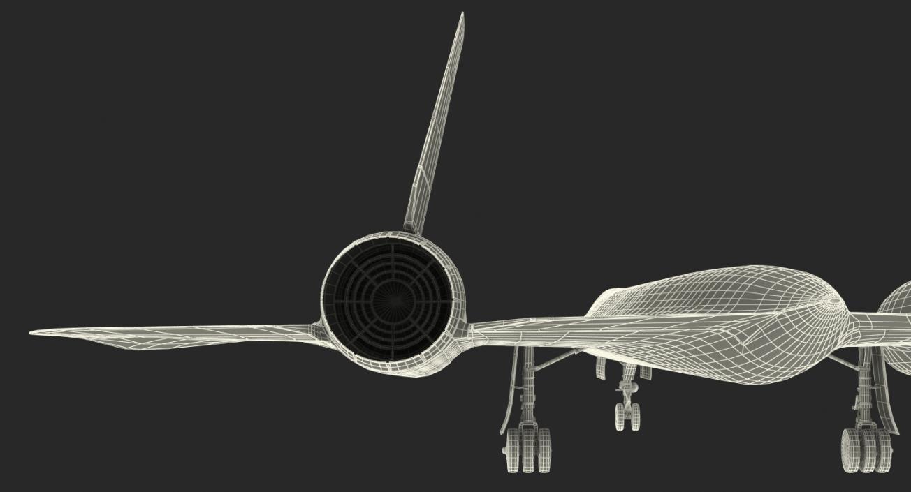 Lockheed SR-71 Blackbird 3D model