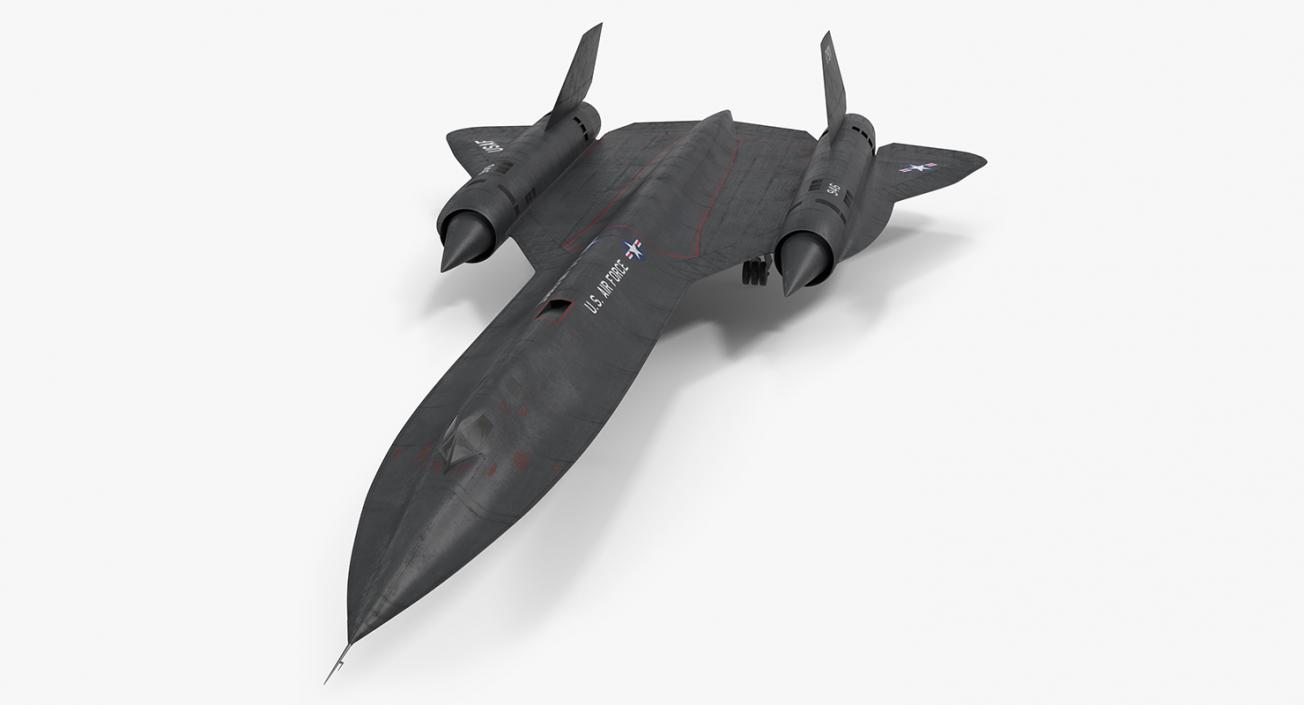 Lockheed SR-71 Blackbird 3D model