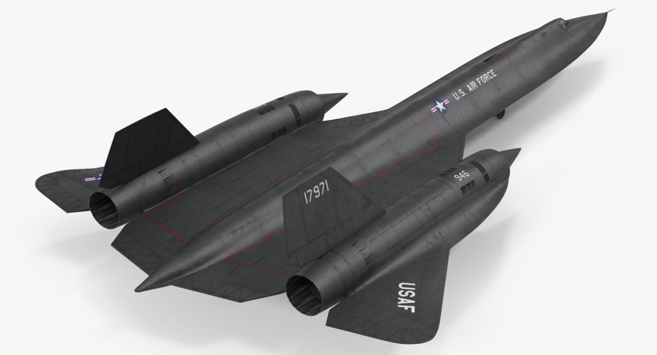 Lockheed SR-71 Blackbird 3D model