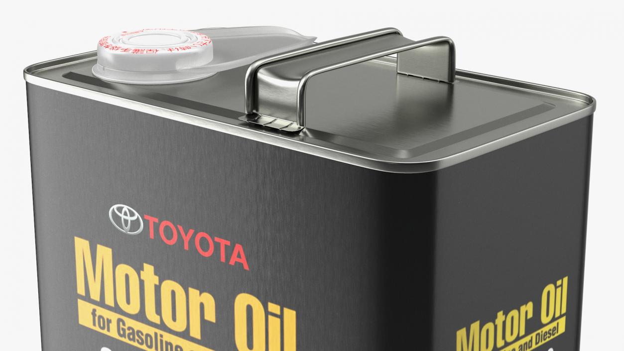 3D model TOYOTA Engine Oil 4L Metal Can