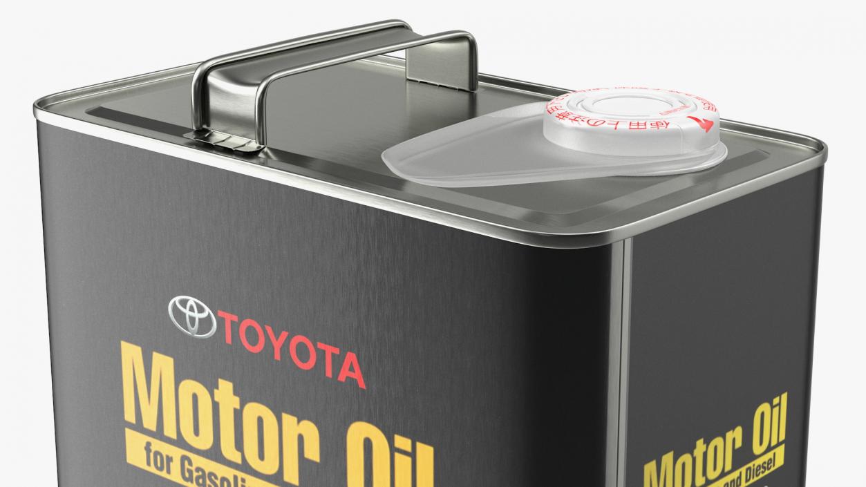 3D model TOYOTA Engine Oil 4L Metal Can