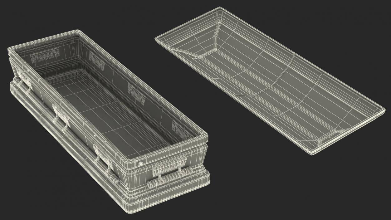 3D model White Funeral Casket