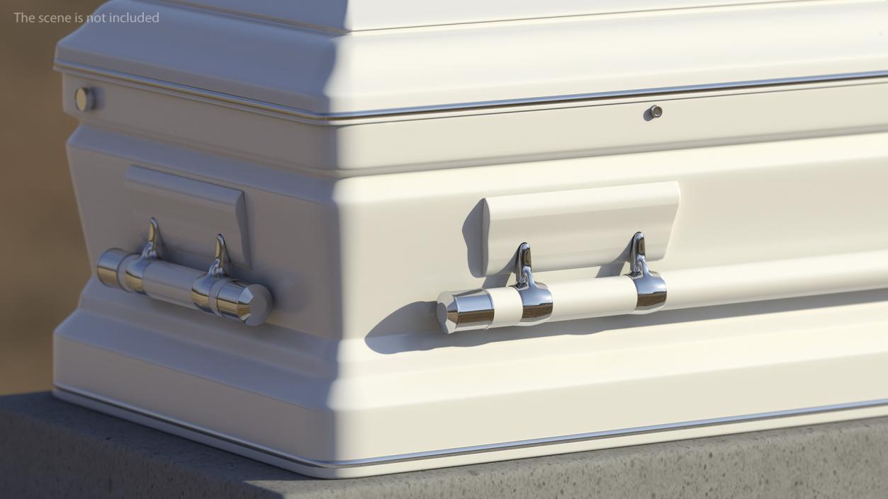 3D model White Funeral Casket