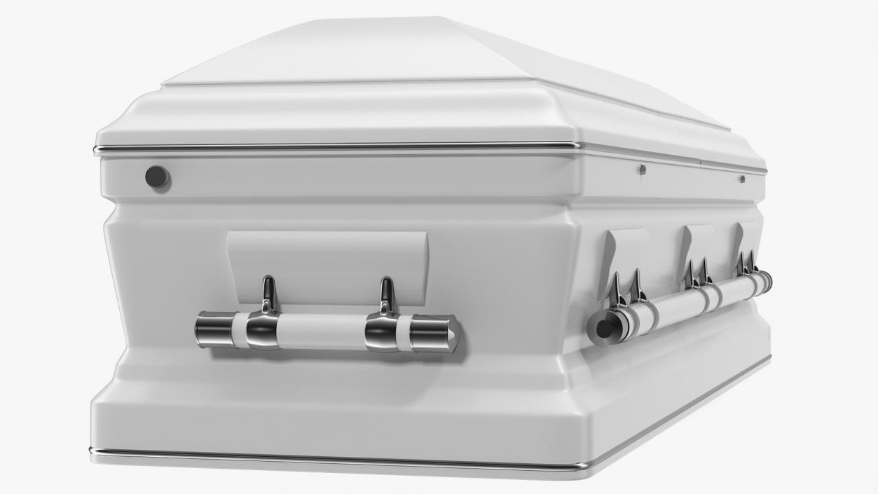 3D model White Funeral Casket