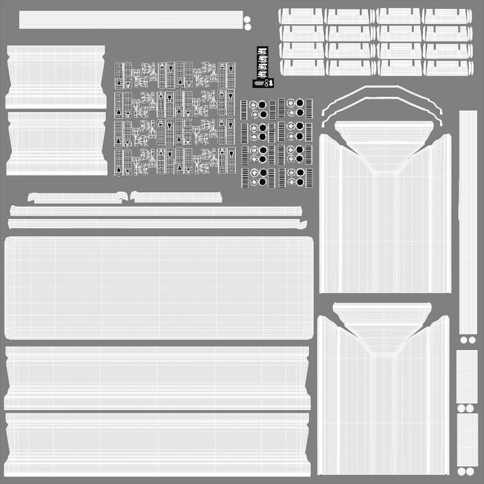 3D model White Funeral Casket