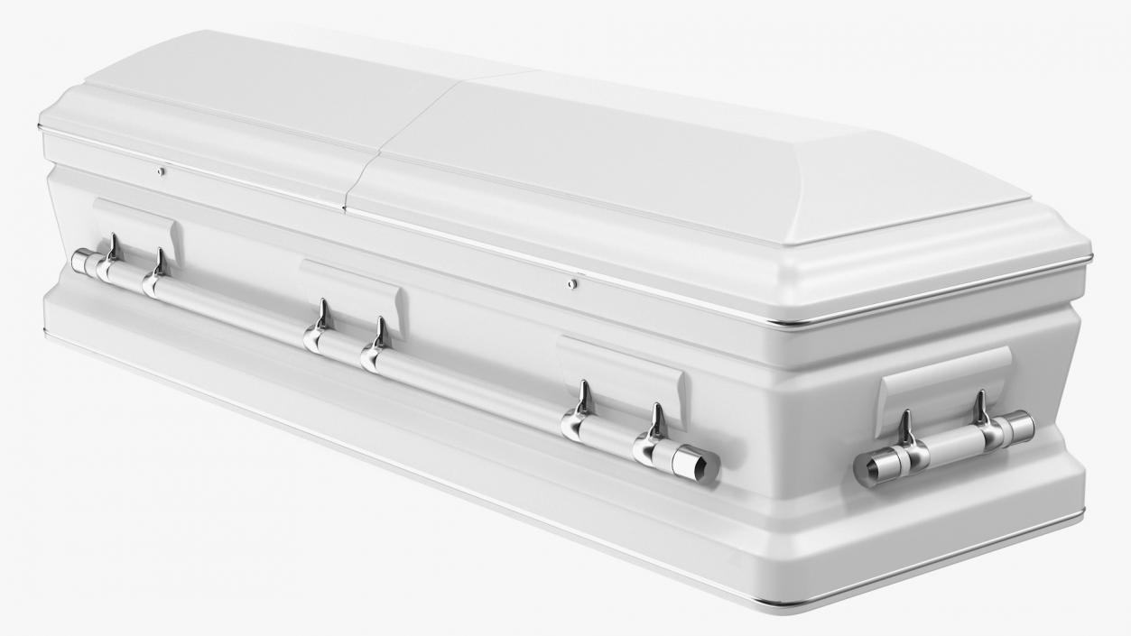 3D model White Funeral Casket