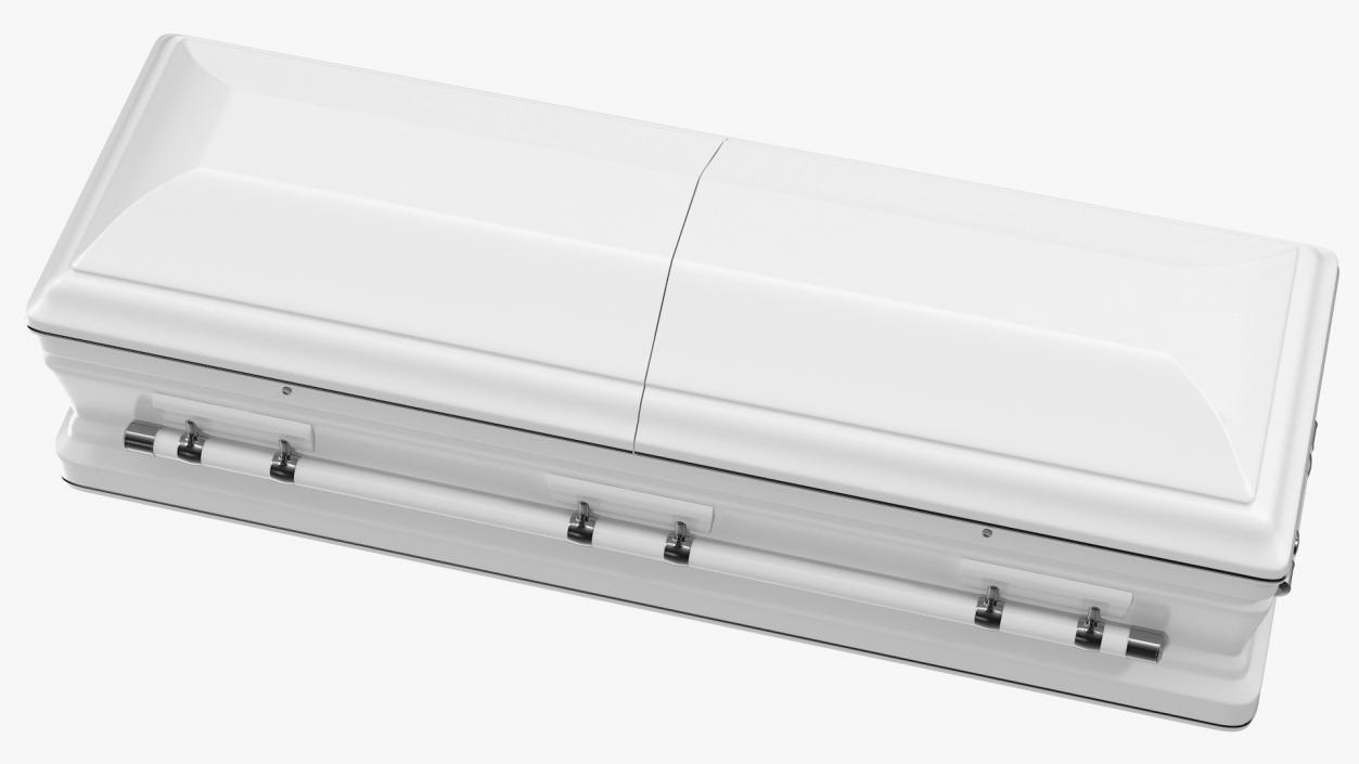 3D model White Funeral Casket