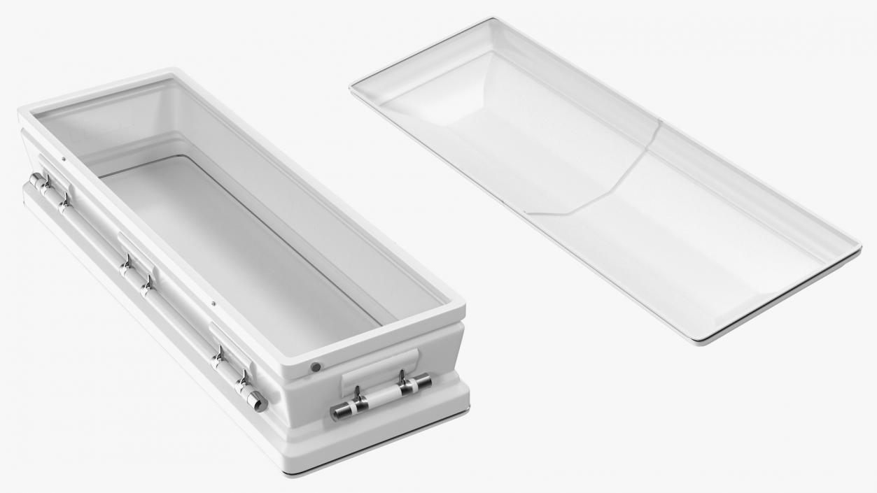 3D model White Funeral Casket