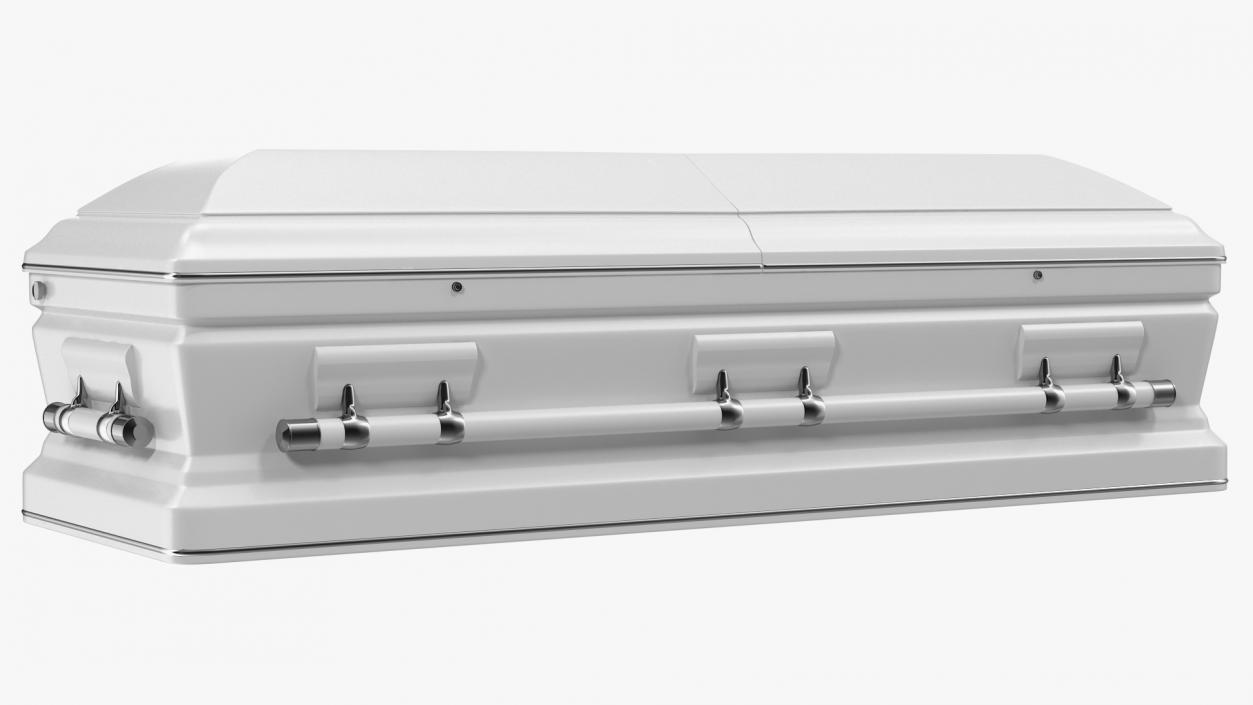 3D model White Funeral Casket