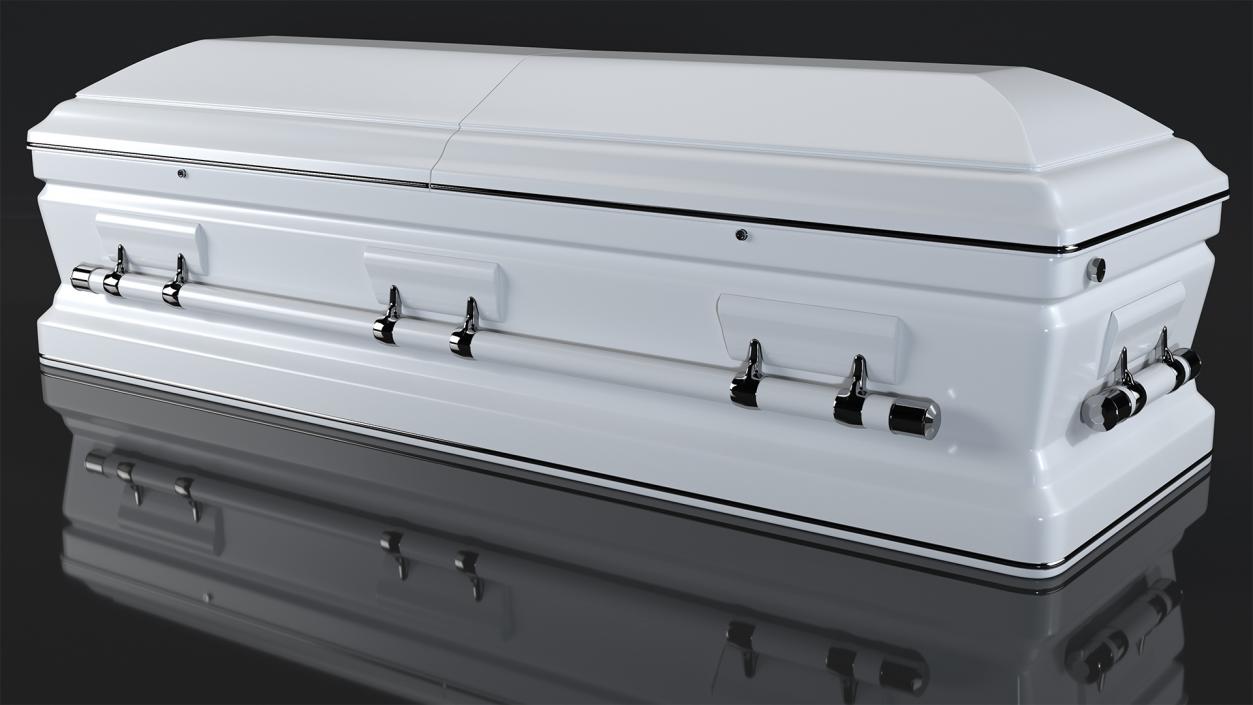 3D model White Funeral Casket