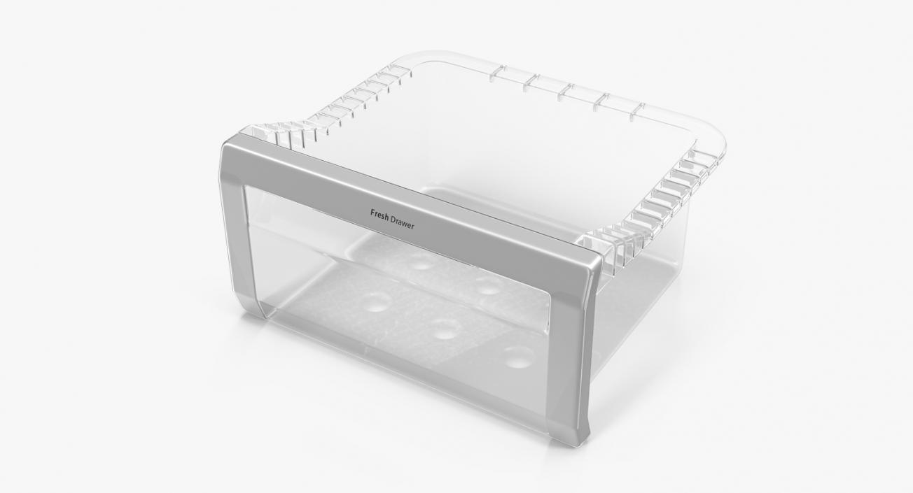 Refrigerator Glass Box 3D