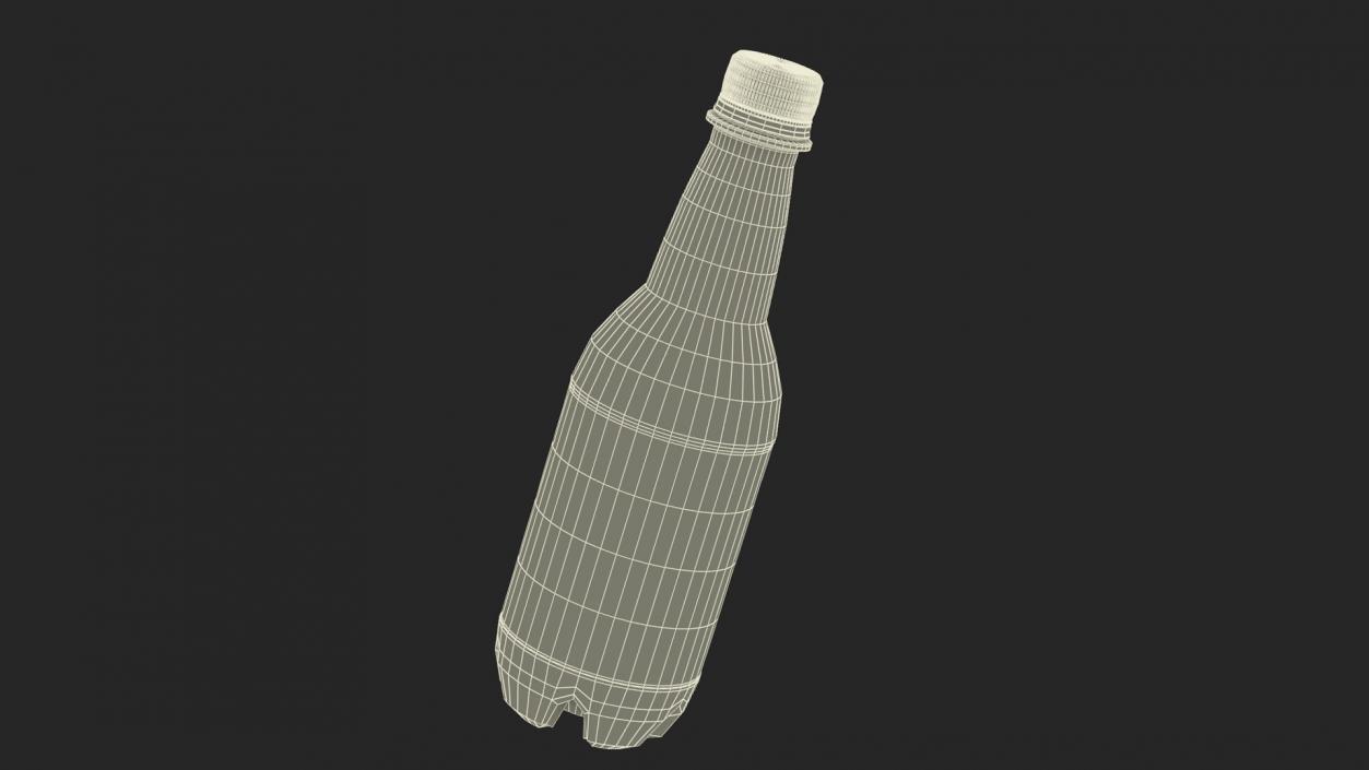 3D model Mountain Dew Soft Drink Neon Bottle