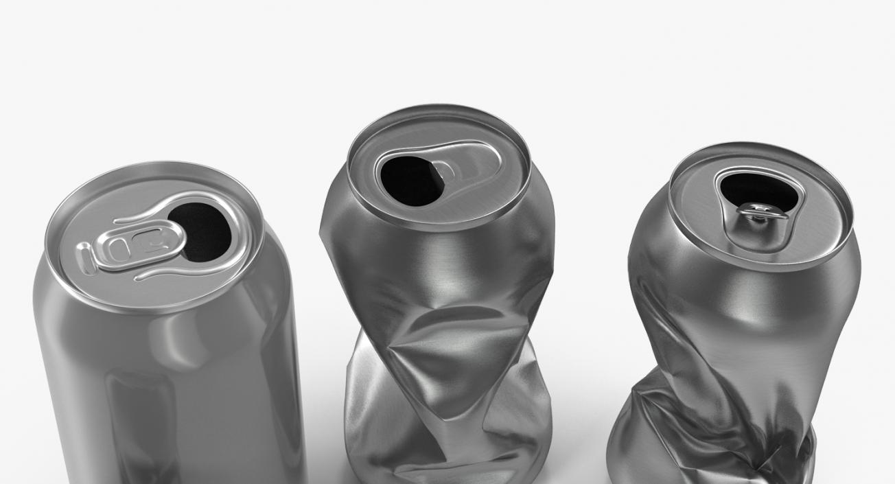 3D model Aluminium Cans Collection