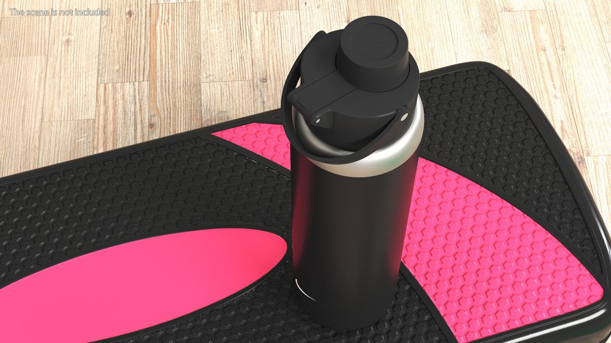 Bottle Water Nike Black Close 3D model