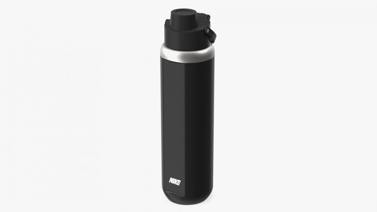 Bottle Water Nike Black Close 3D model