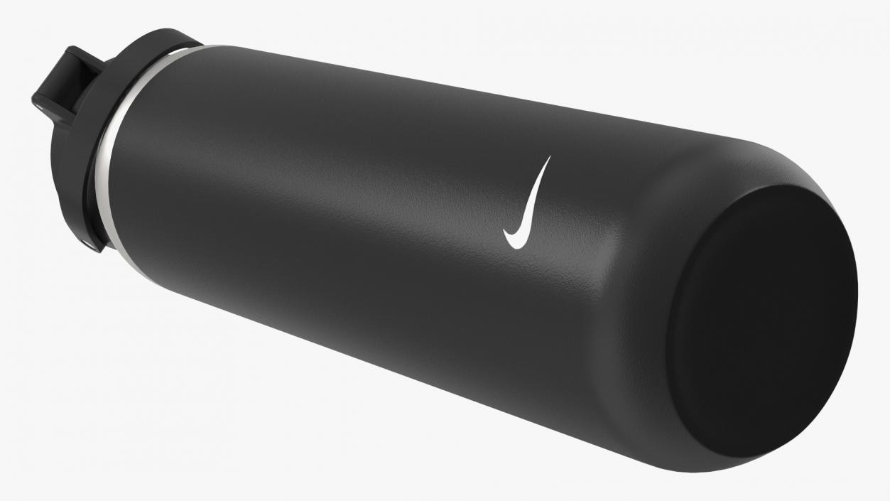 Bottle Water Nike Black Close 3D model