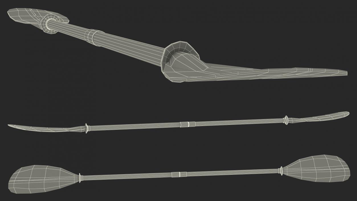 Kayak Paddle 3D