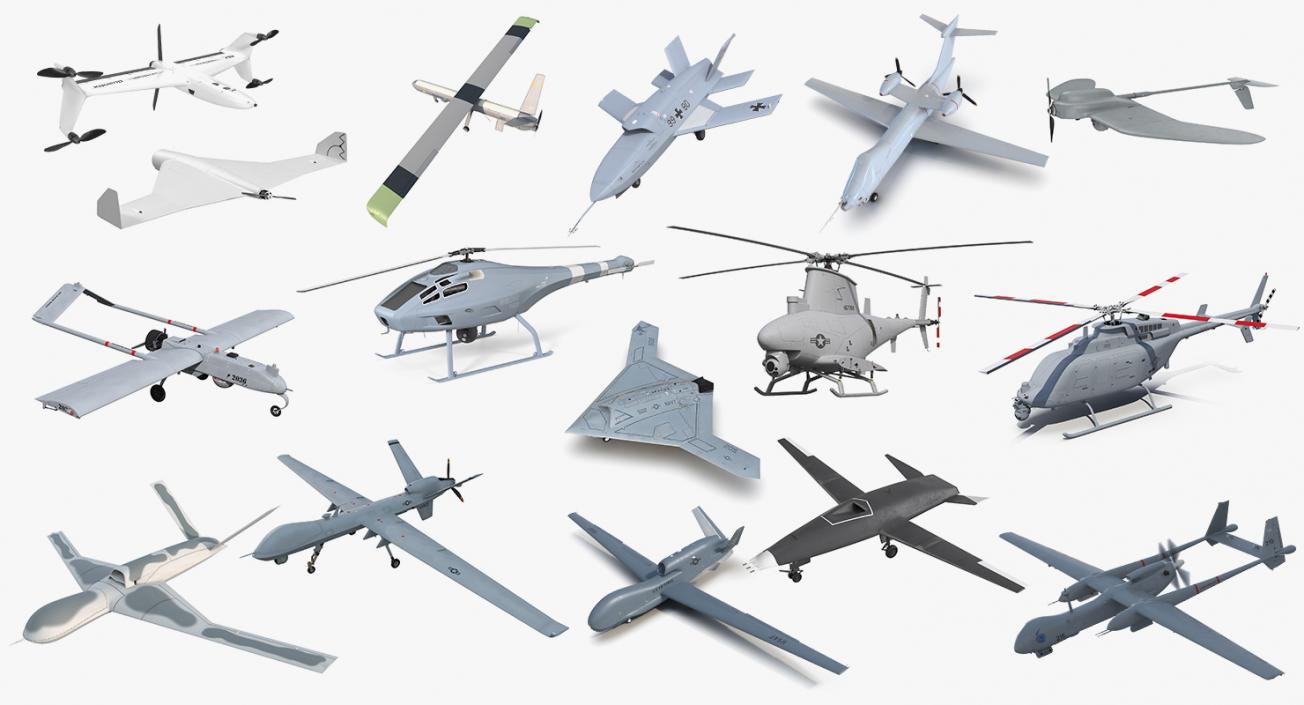 UAV Collection 11 3D