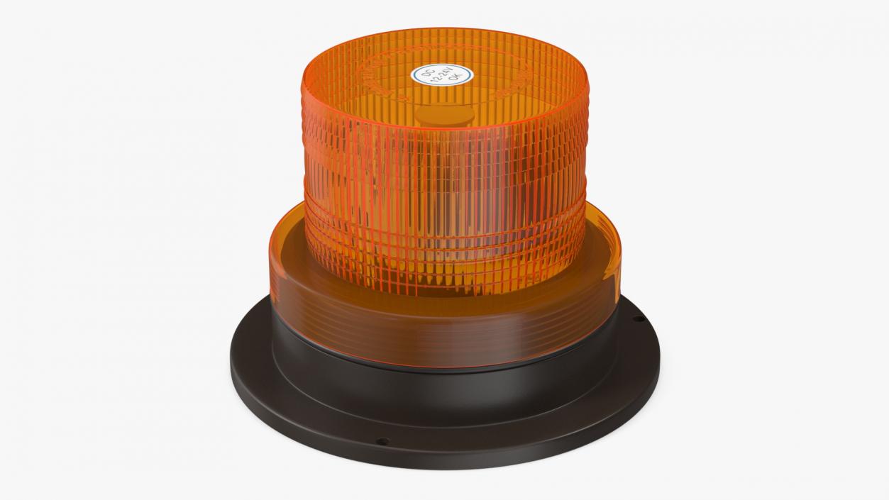 LED Beacon Orange 3D