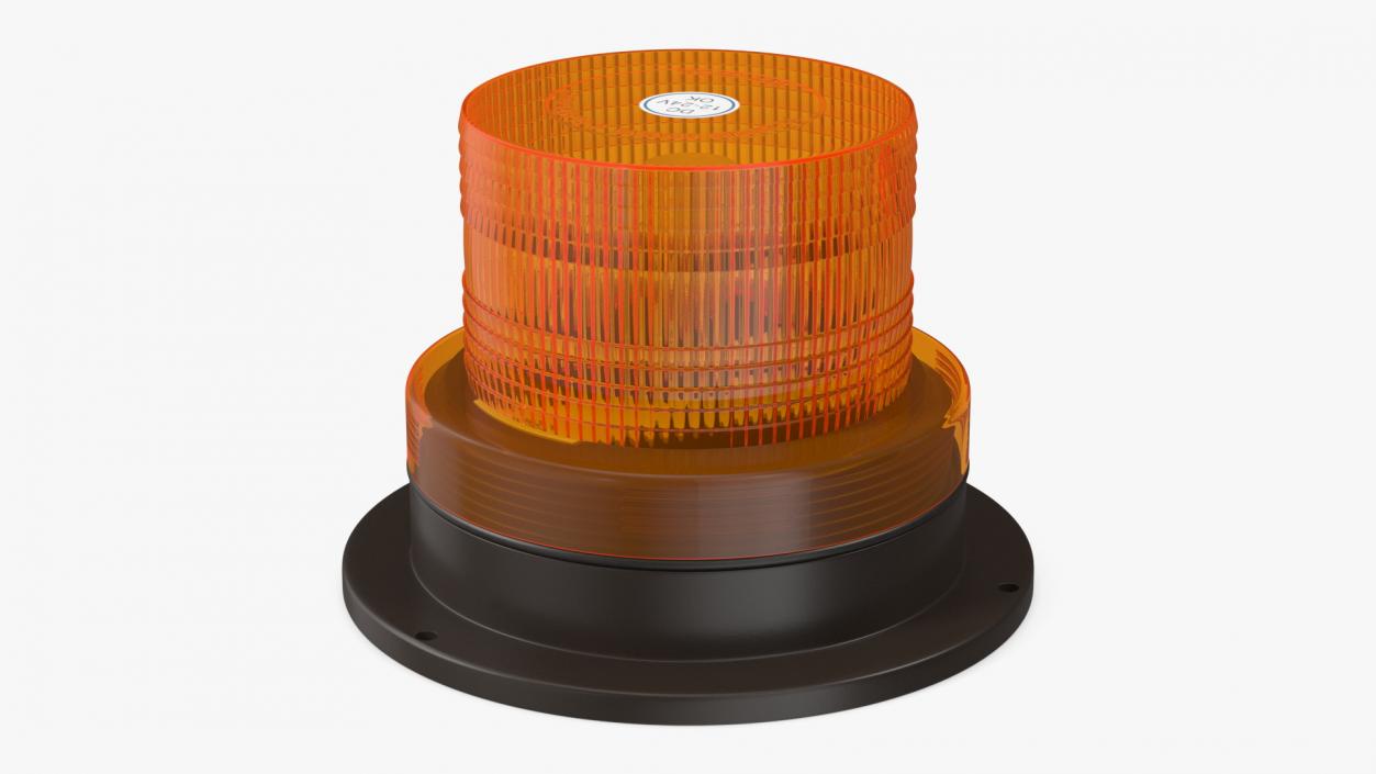 LED Beacon Orange 3D