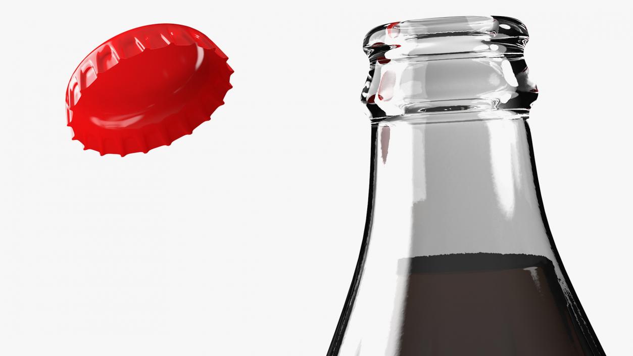 Soda Glass Bottle 3D