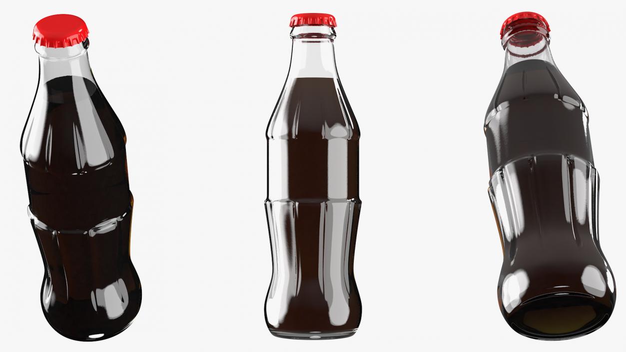 Soda Glass Bottle 3D