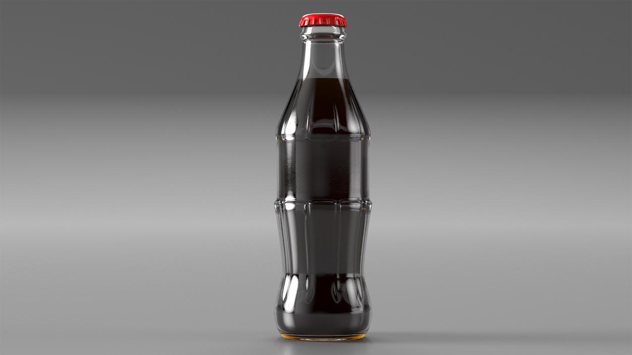 Soda Glass Bottle 3D