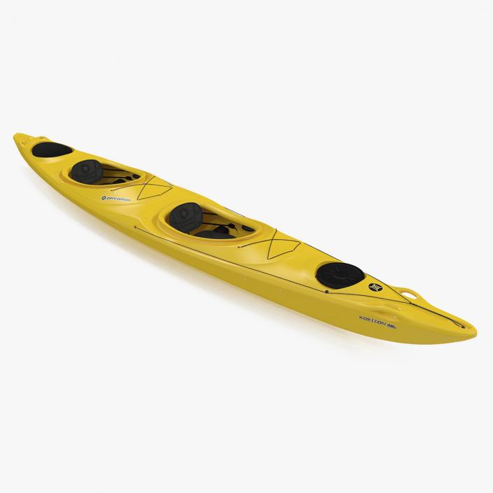 Double Sea Touring Kayak 3D model