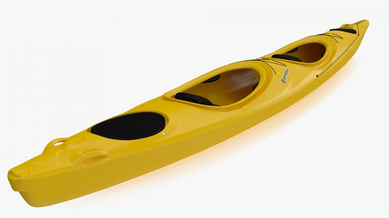 Double Sea Touring Kayak 3D model