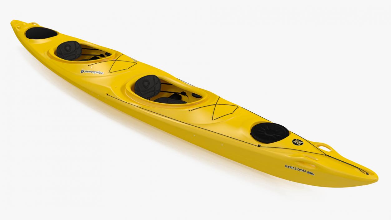 Double Sea Touring Kayak 3D model