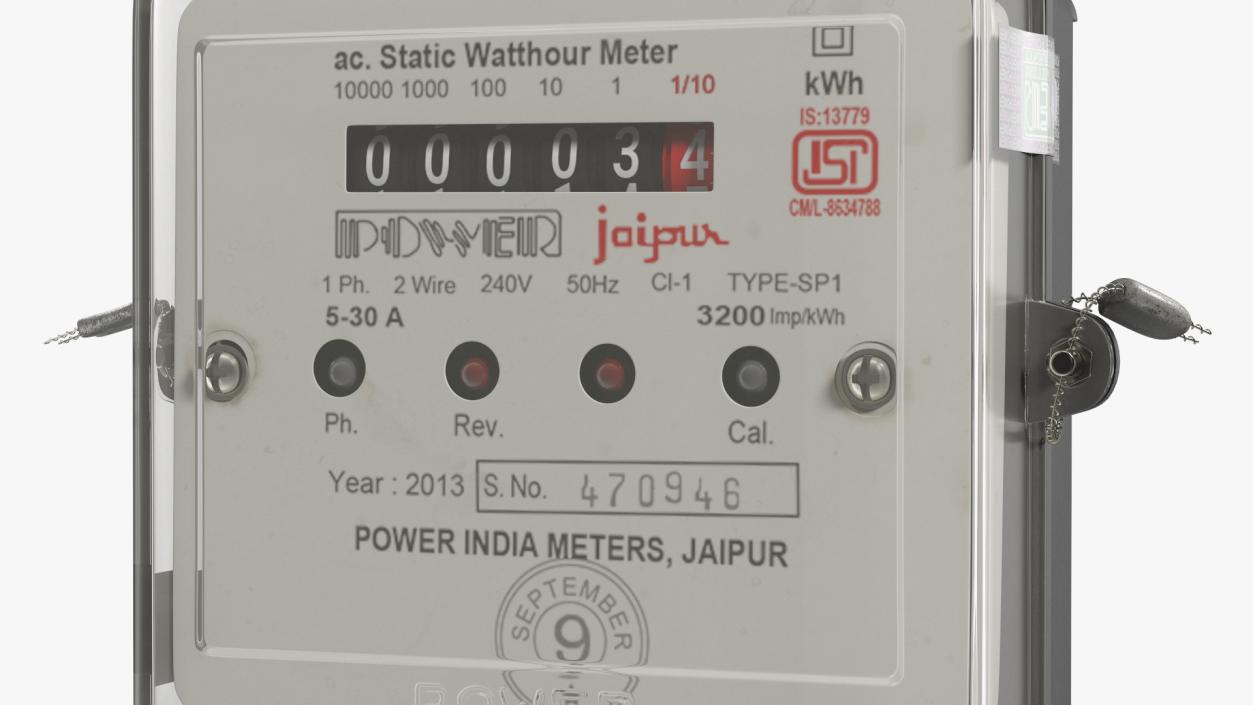 Jaipur Electricity Meter 3D model